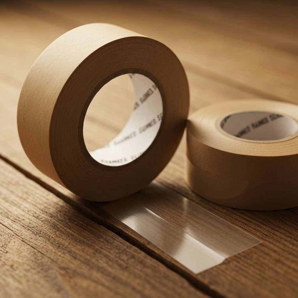 Rolle Kraft-Papierklebeband und Gummi-Verschlussbänder